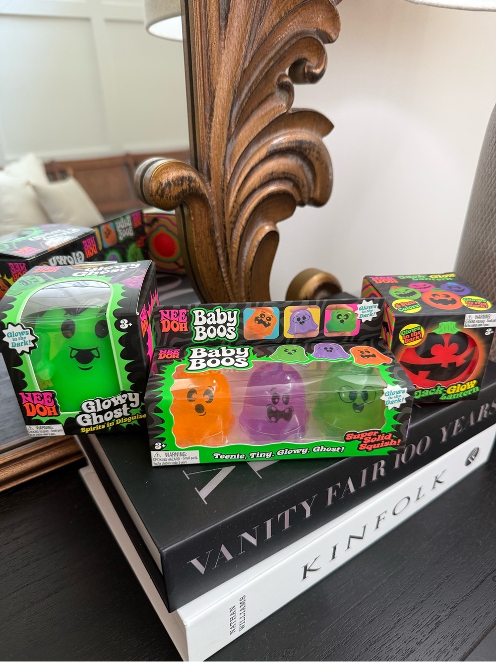 Baby Boos Glow Ghosts Toy Set - Green, Orange, Purple